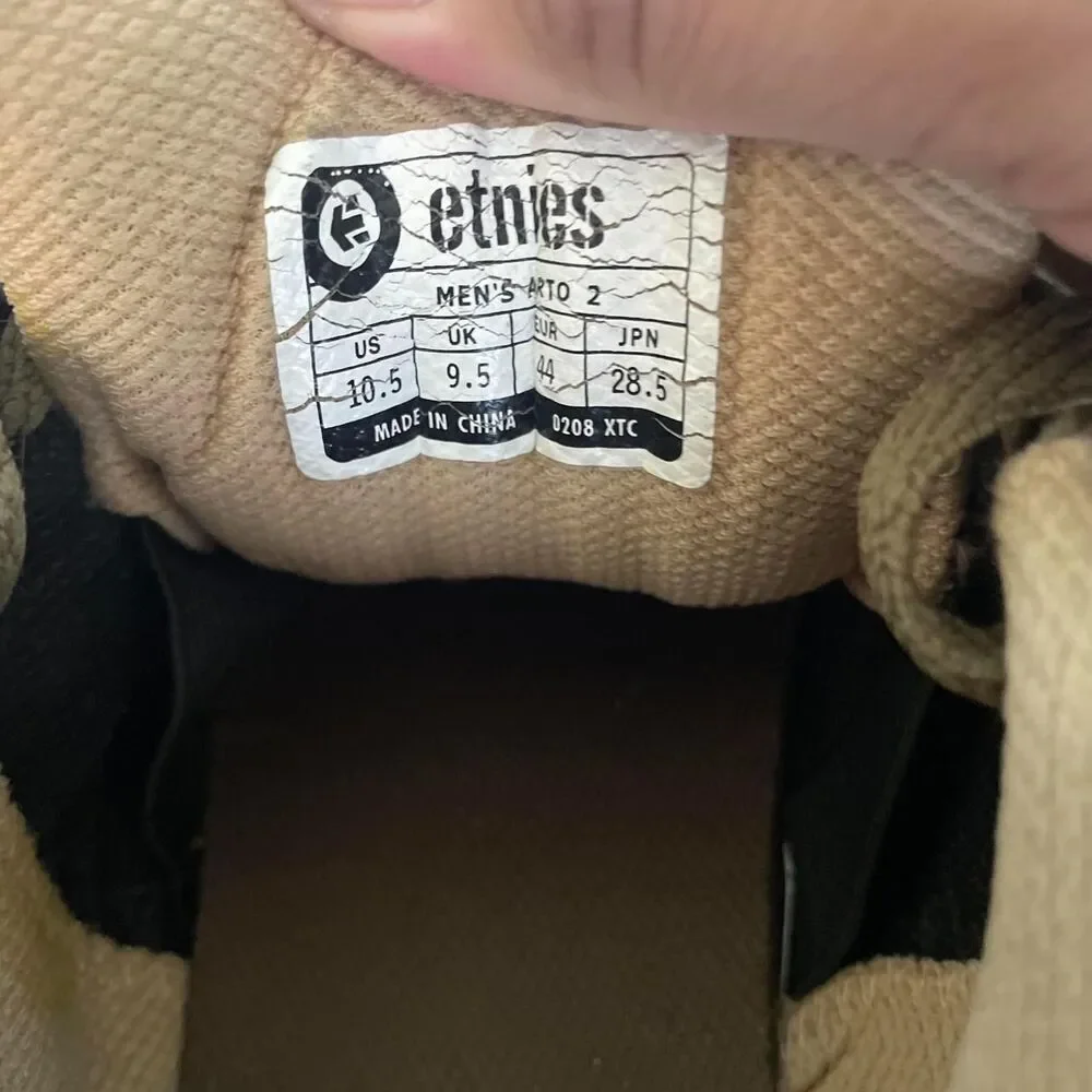 Etnies Arto Saari Skate Shoes Suede Pine Trees 10.5 Skateboarding